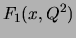 $\displaystyle F_1(x,Q^2)$