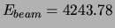 $E_{beam}=4243.78$