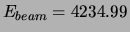 $E_{beam}=4234.99$