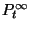 $P_t^{\infty}$