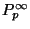 $P_p^{\infty}$