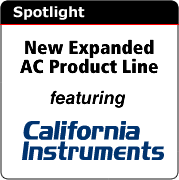 New Expanded AC Product Line Featuring California Instruments
