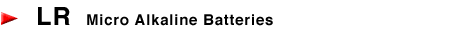LR Micro Alkaline Batteries